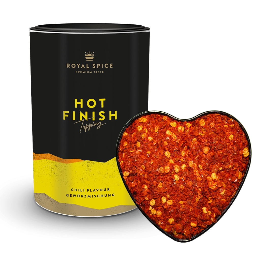 Hot Finish, scharfes Chili Topping, 80g Dose