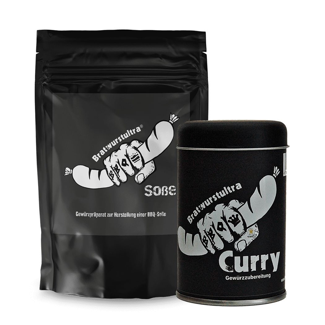 Bratwurstultra Gewürz Set für Curywurst Soße inklusive Curry Topping