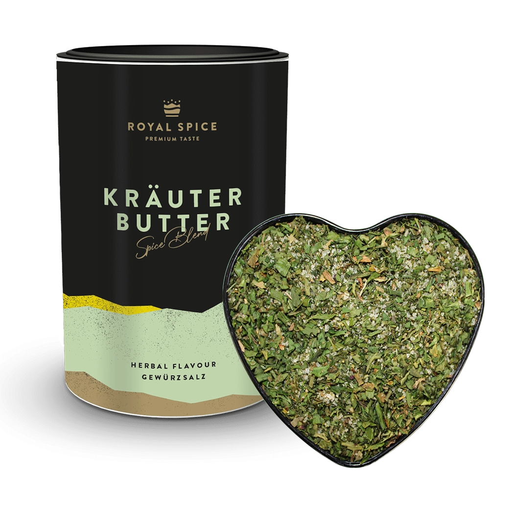 Kräuterbutter Gewürzsalz, 80g Dose