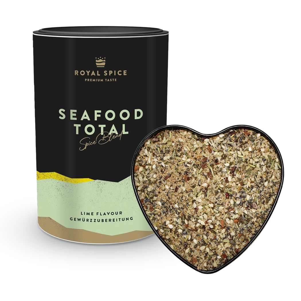 Seafood Total, Meeresfrüchte und Scampi Gewürz, 100g Dose